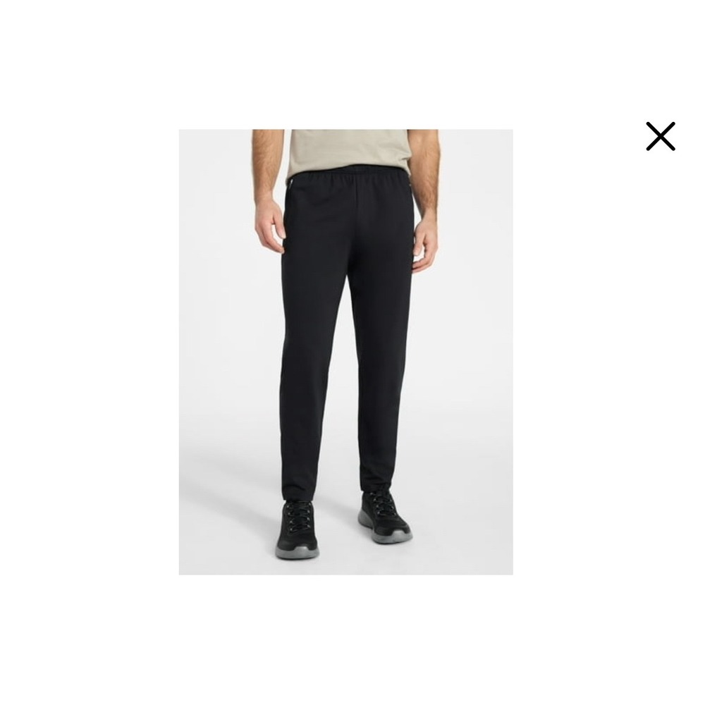 Athletic Works Mens Slim Knit Pant Rich Black Joggers Size S 28-30 AW35100139367